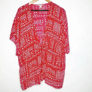 Victoria’s Secret Red White Hearts Cover Up One Size